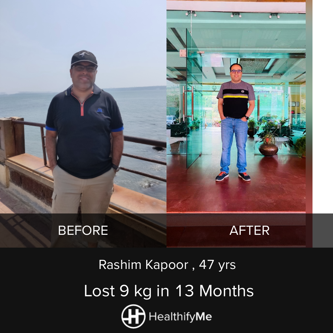 −9 kg in 1 year