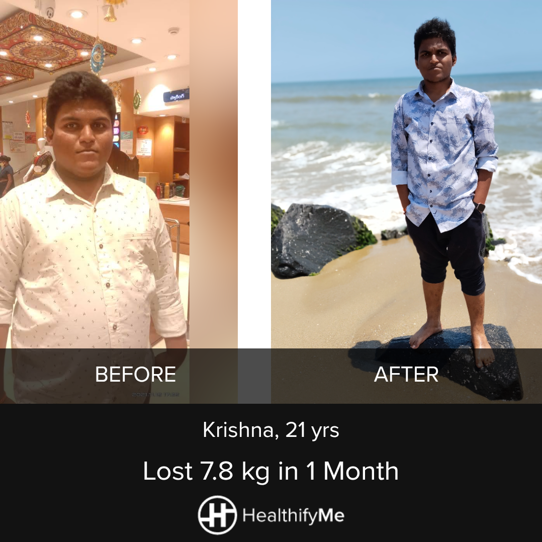 −7.8 kg in 1 month