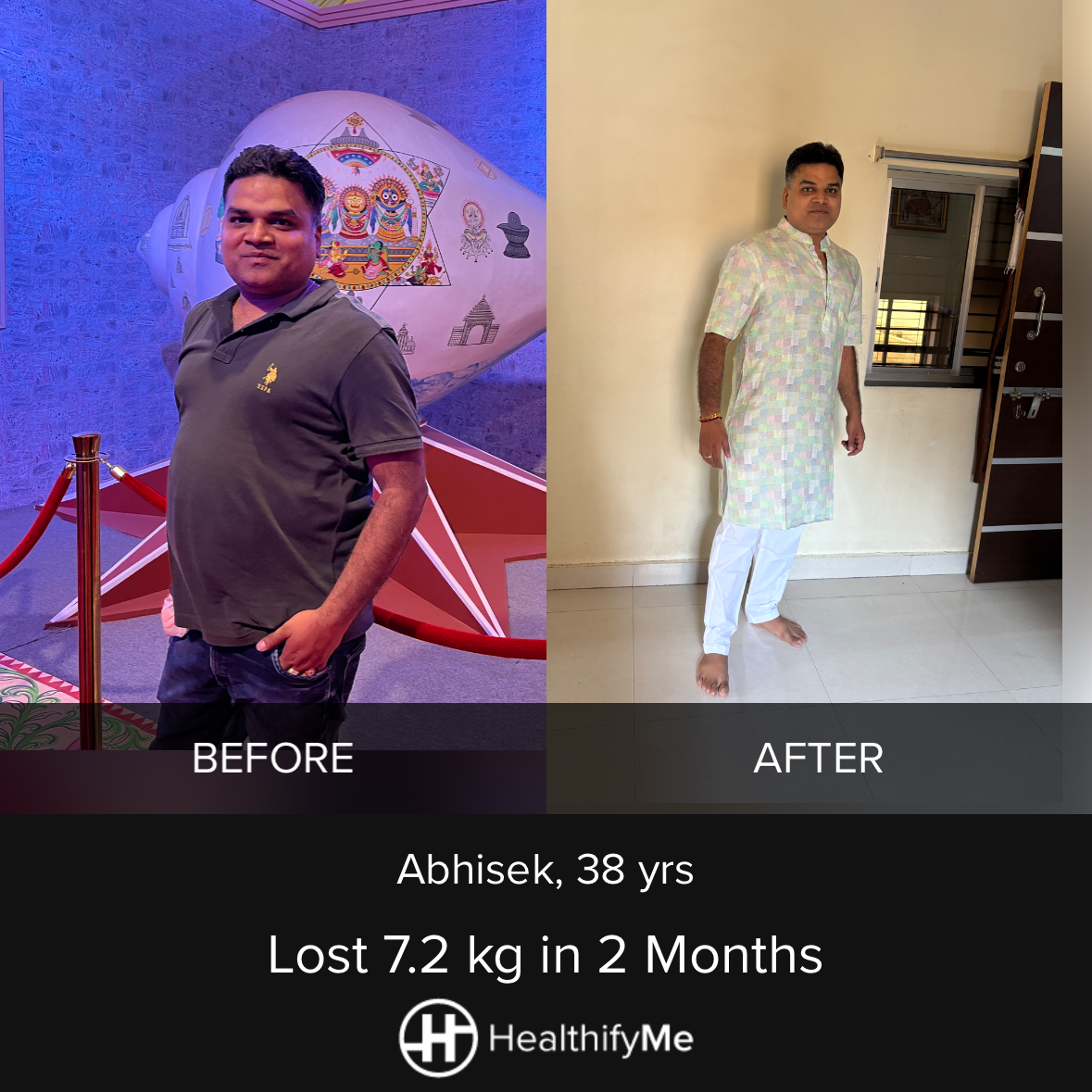 −7.2 kg in 2 months