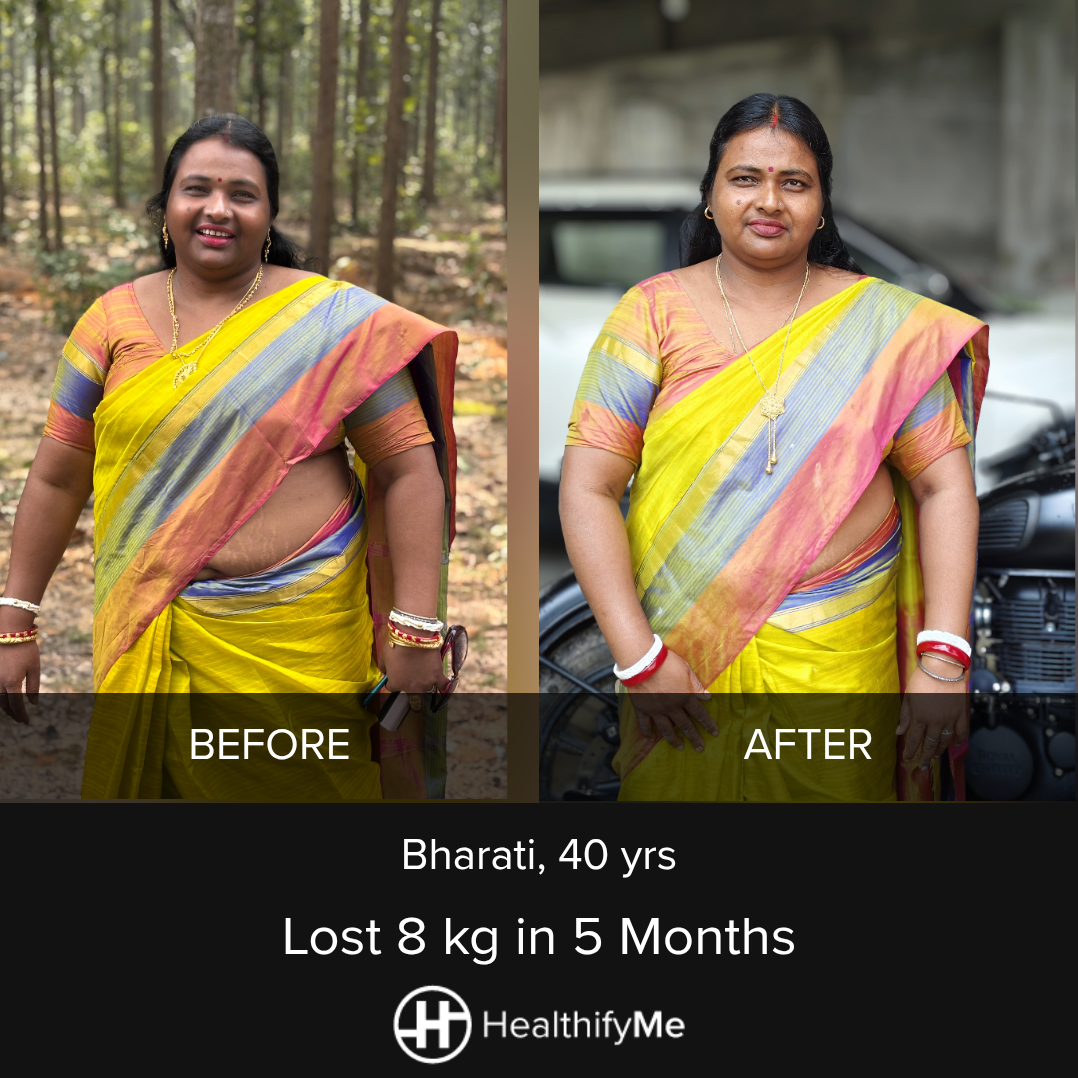 −8 kg in 5 months