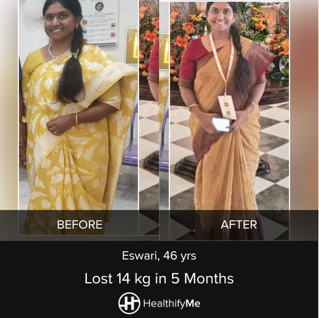 −14 kg in 5 months
