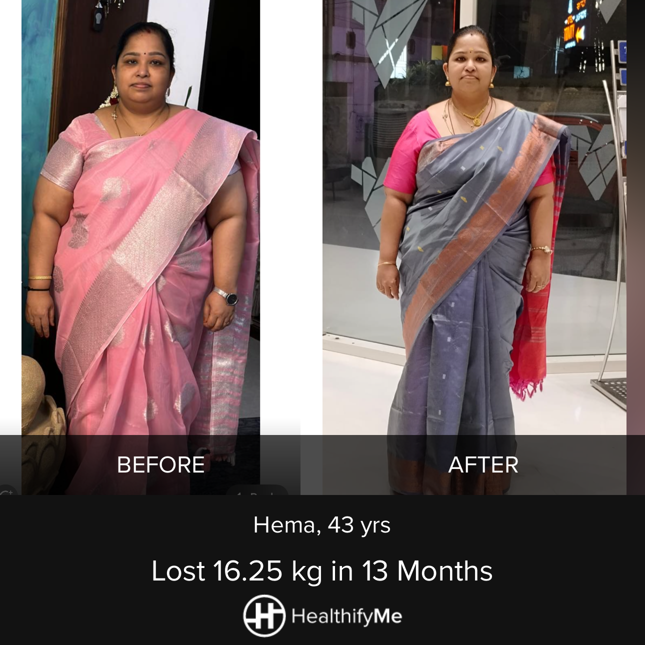 −16.3 kg in 1 year