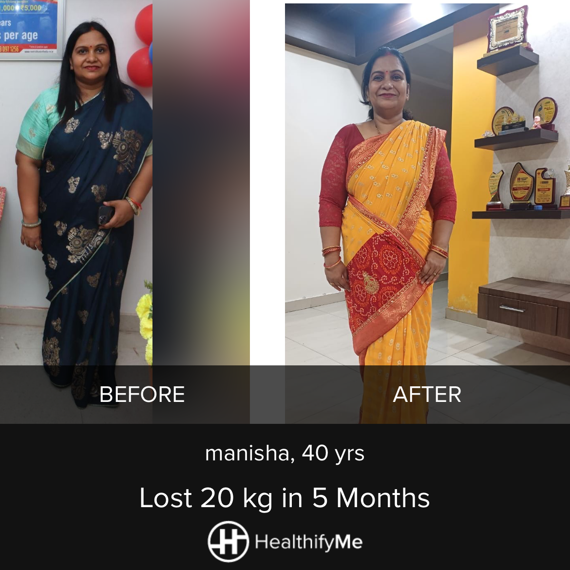 −20 kg in 5 months