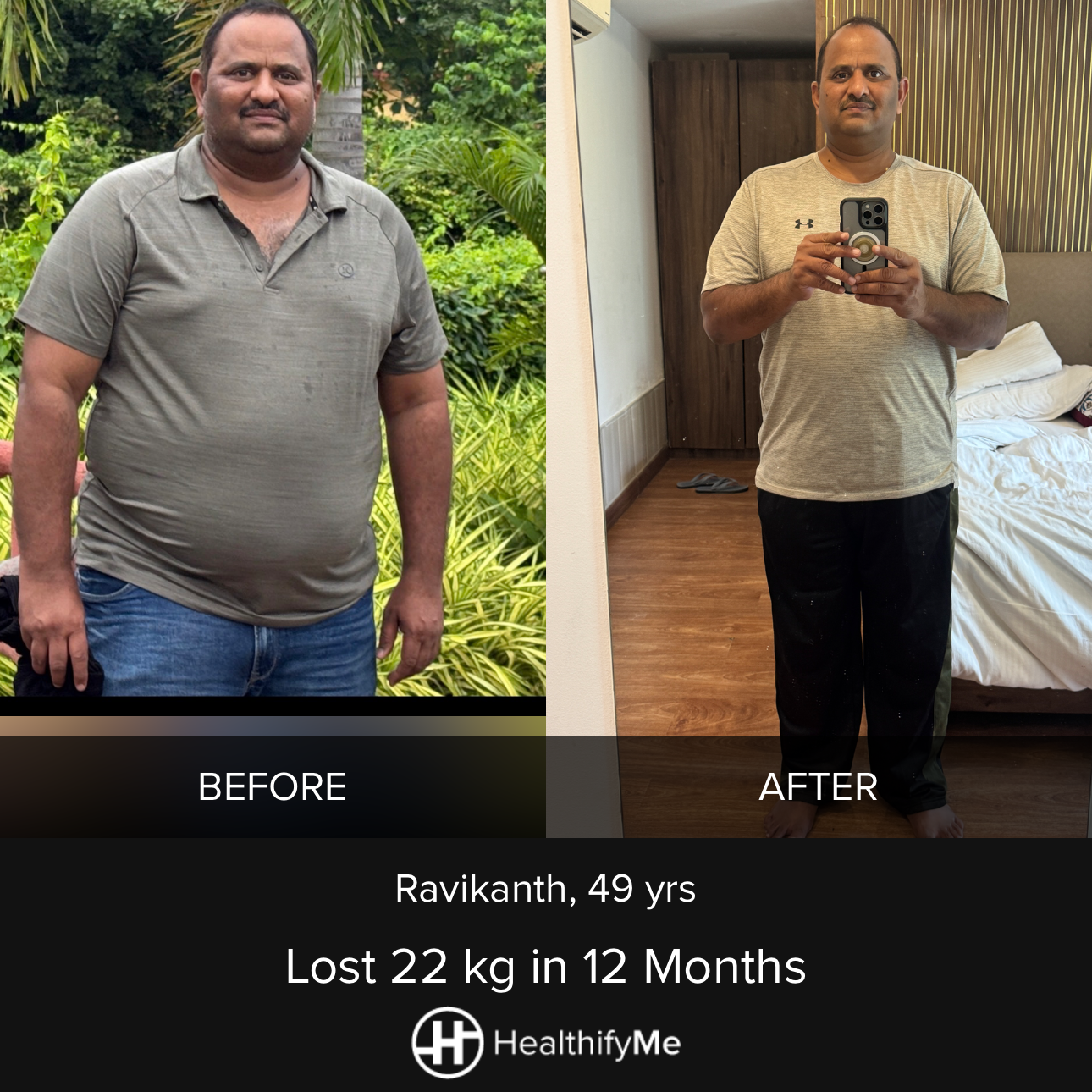 −22 kg in 1 year