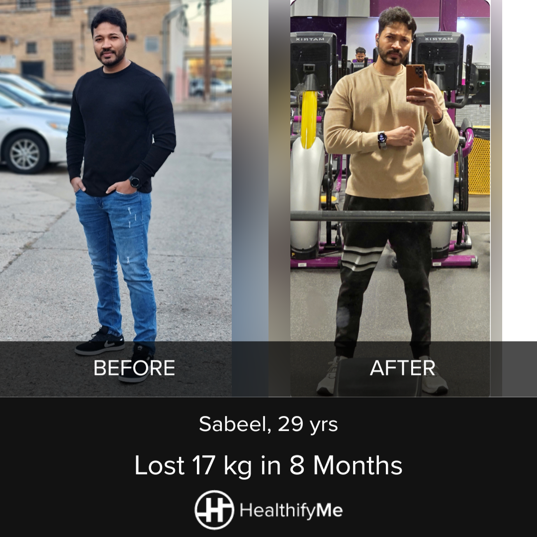 −17 kg in 8 months