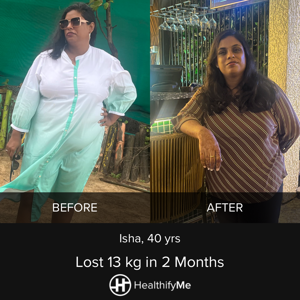 −13 kg in 2 months