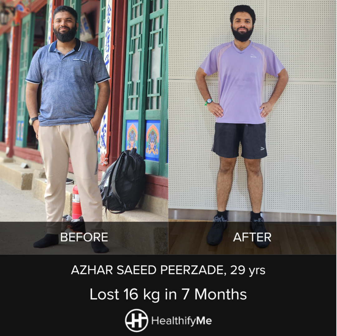 −16 kg in 7 months
