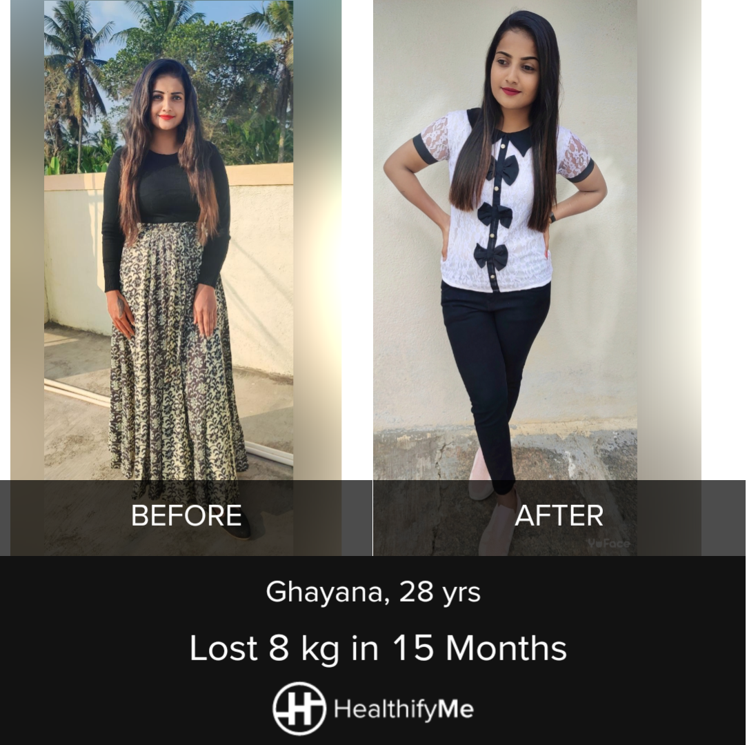 −8 kg in 1 year