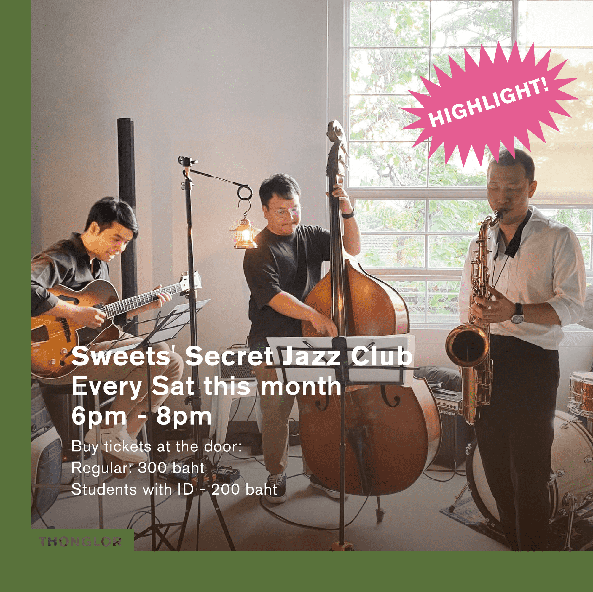 Sweets' Secret Jazz Club - March  theCOMMONS
