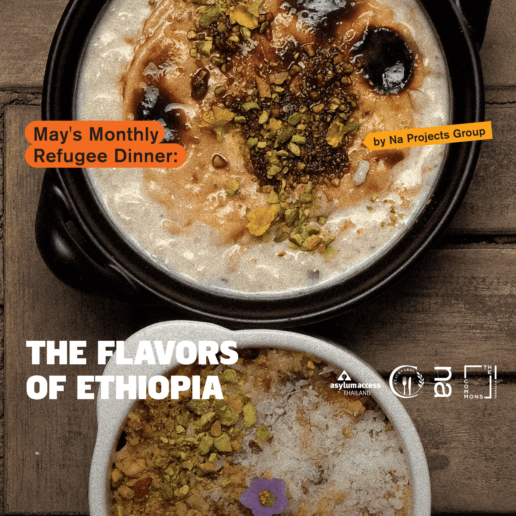 May's Monthly Refugee Dinner : The Flavor of Ethiopia
