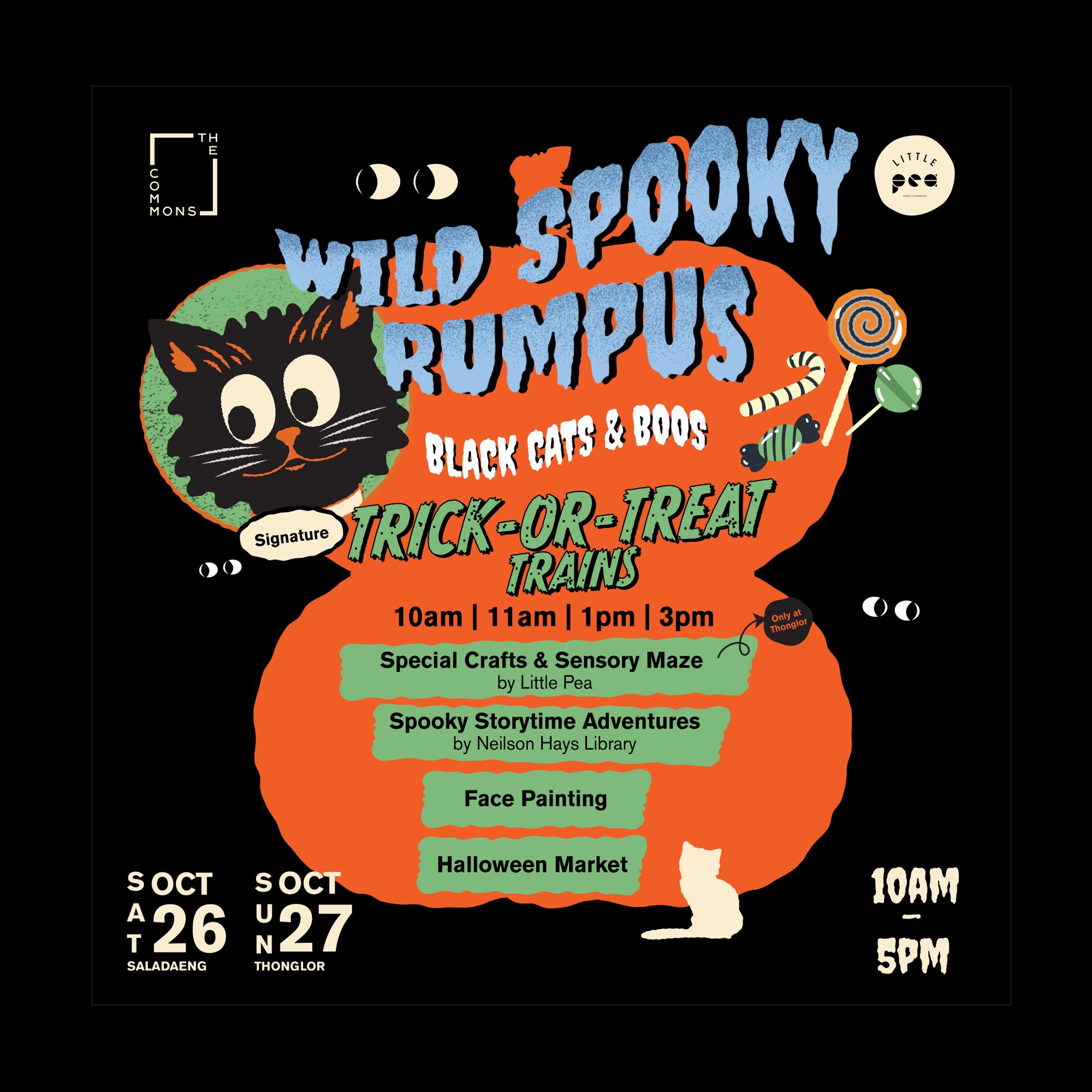 Wild Spooky Rumpus: Black Cats & Boos | theCOMMONS