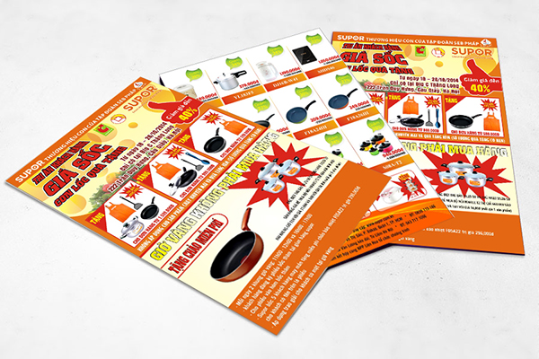 Tờ rơi dành cho chiến dịch quảng cáo của các siêu thị