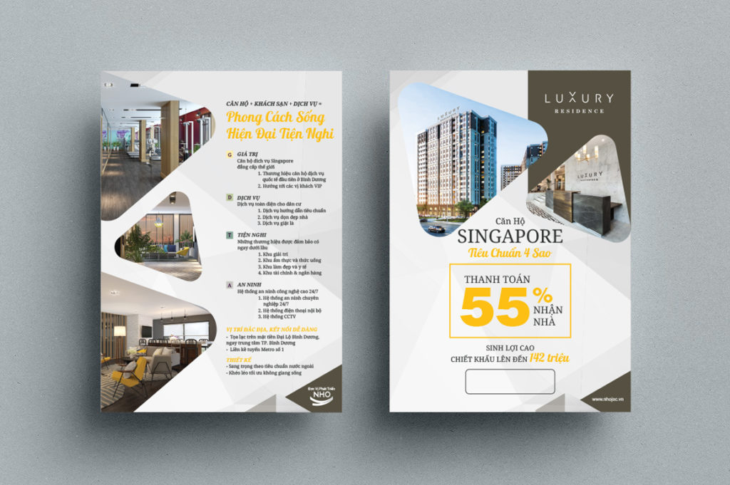Tờ rơi căn hộ singapore
