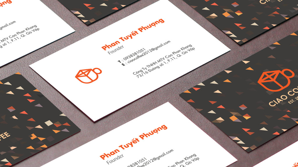 Thiết kế name card coffe đẹp