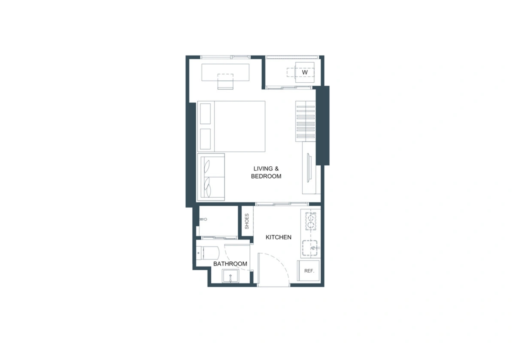 Flo By Sansiri Condominium Unit Plan 1A