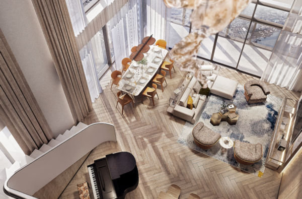 Kingsquare Residence Three Bedroom Duplex