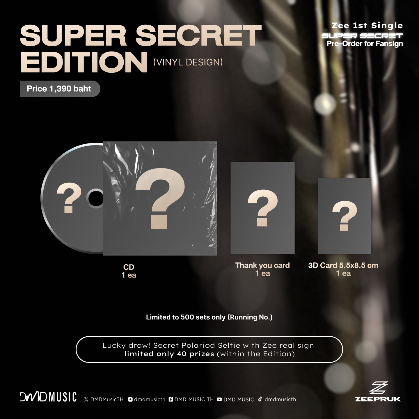 Zee Pruk 1st Fan Meeting 30個限定 Bliss Box 헬로라이브 | hellolive - ZEE PRUK 1ST FAN MEETING ZEE YOU IN