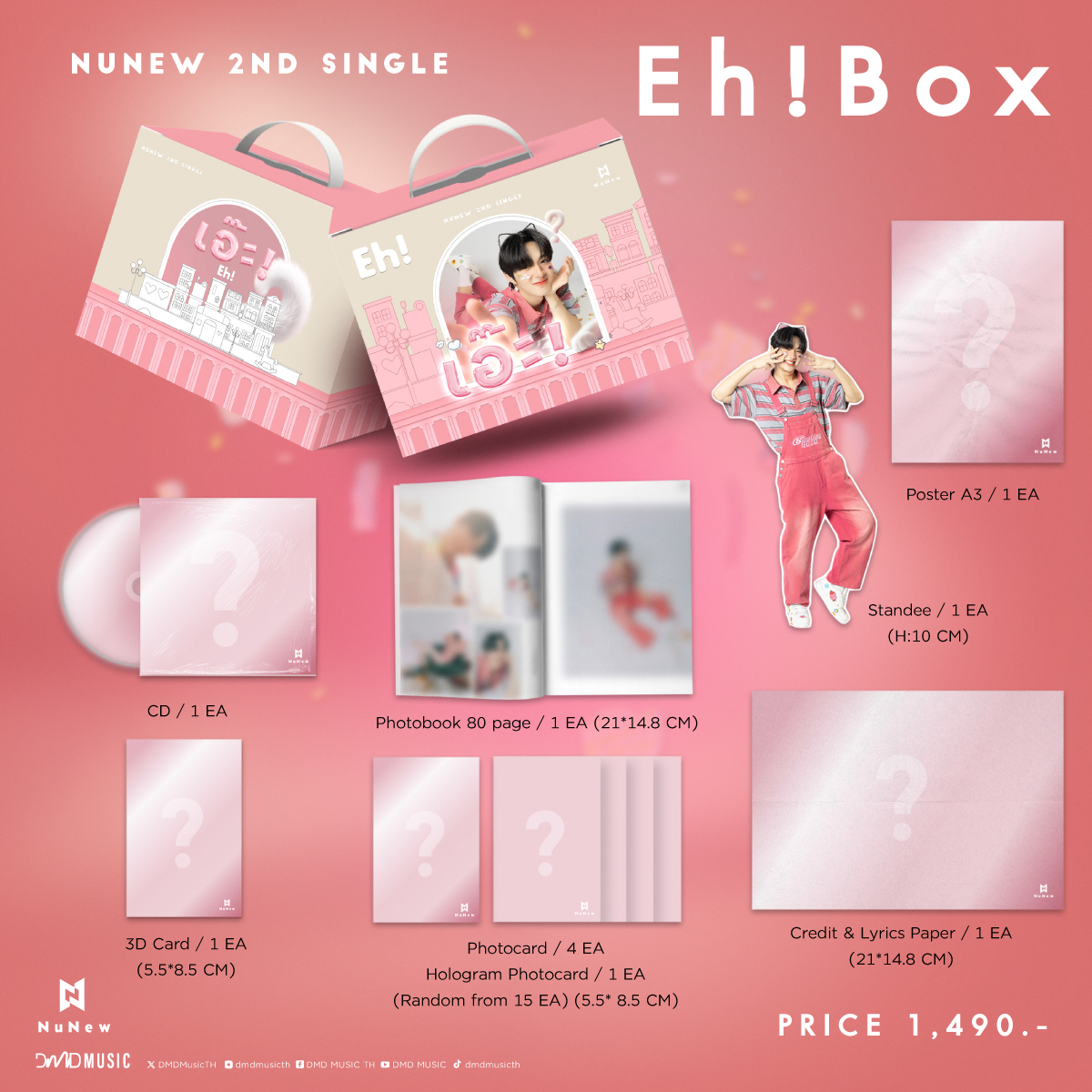 2024高い素材  Ticketmelon - Goods Official Meow Nu Single 2nd NuNew K-POP・アジア