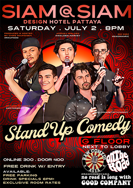 Pattaya comedy and open-mic nights