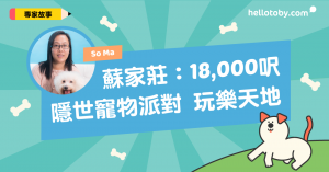 【專家故事】蘇家莊：18,000呎隱世 寵物派對 玩樂天地