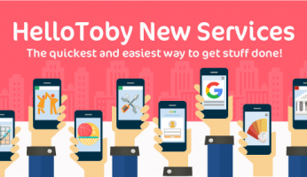 More HelloToby New Services for Your All Round Needs