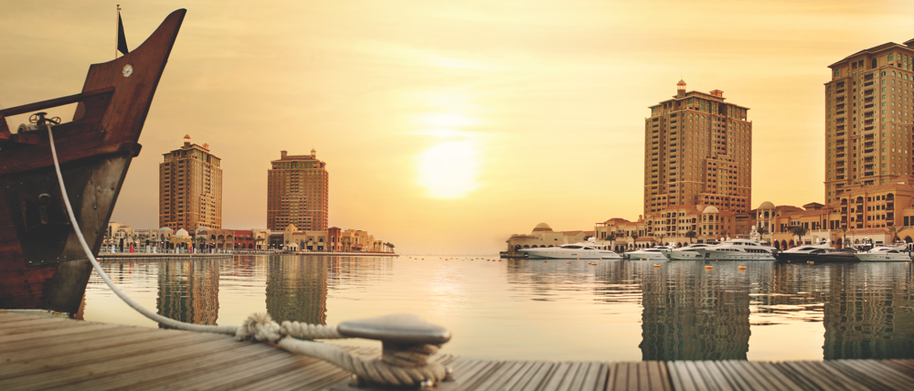The Pearl-Qatar, man-made island in Qatar