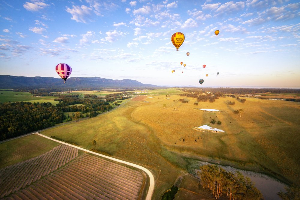 Hot Air Ballooning in Hunter Valley