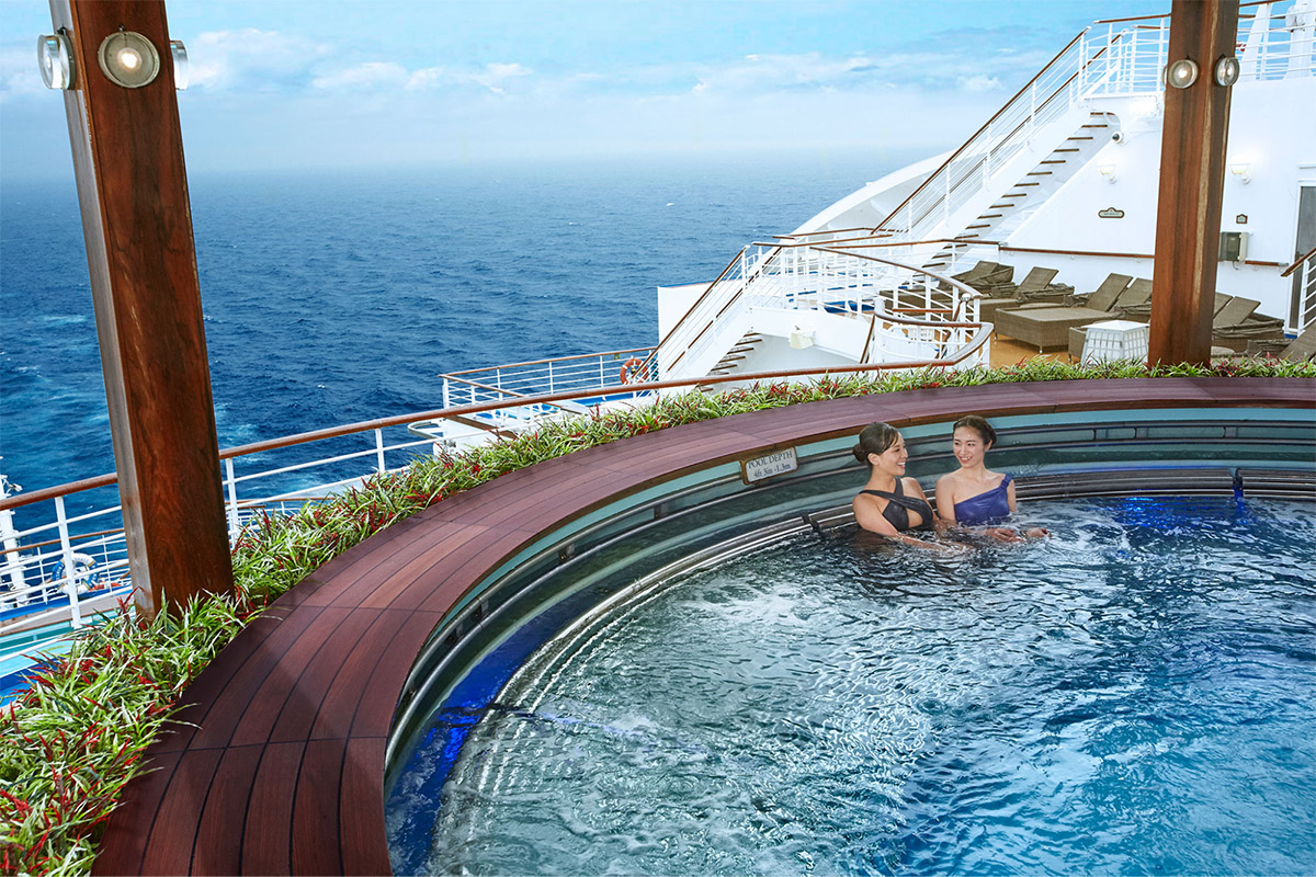 Princess Cruises Outdoor Japanese Onsen