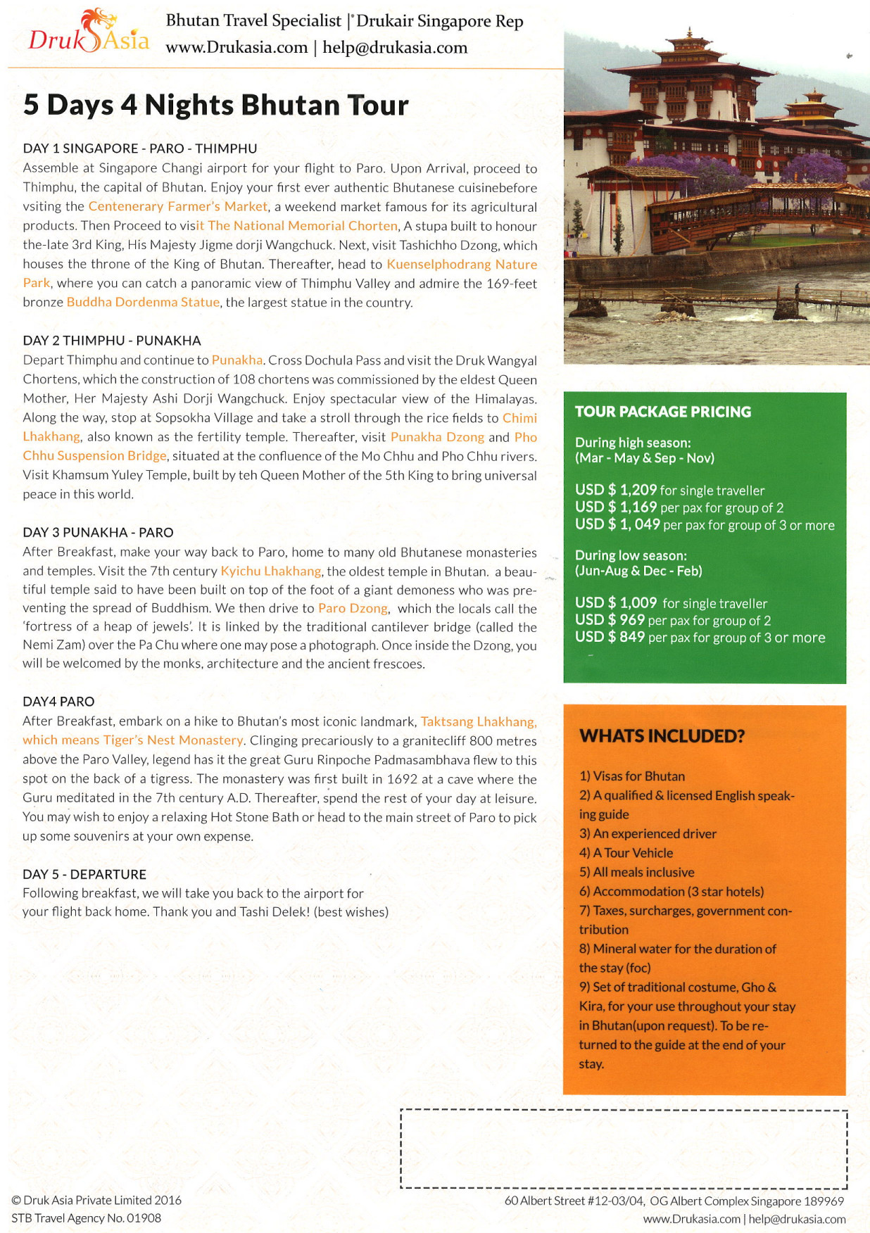 Druk Asia Brochures