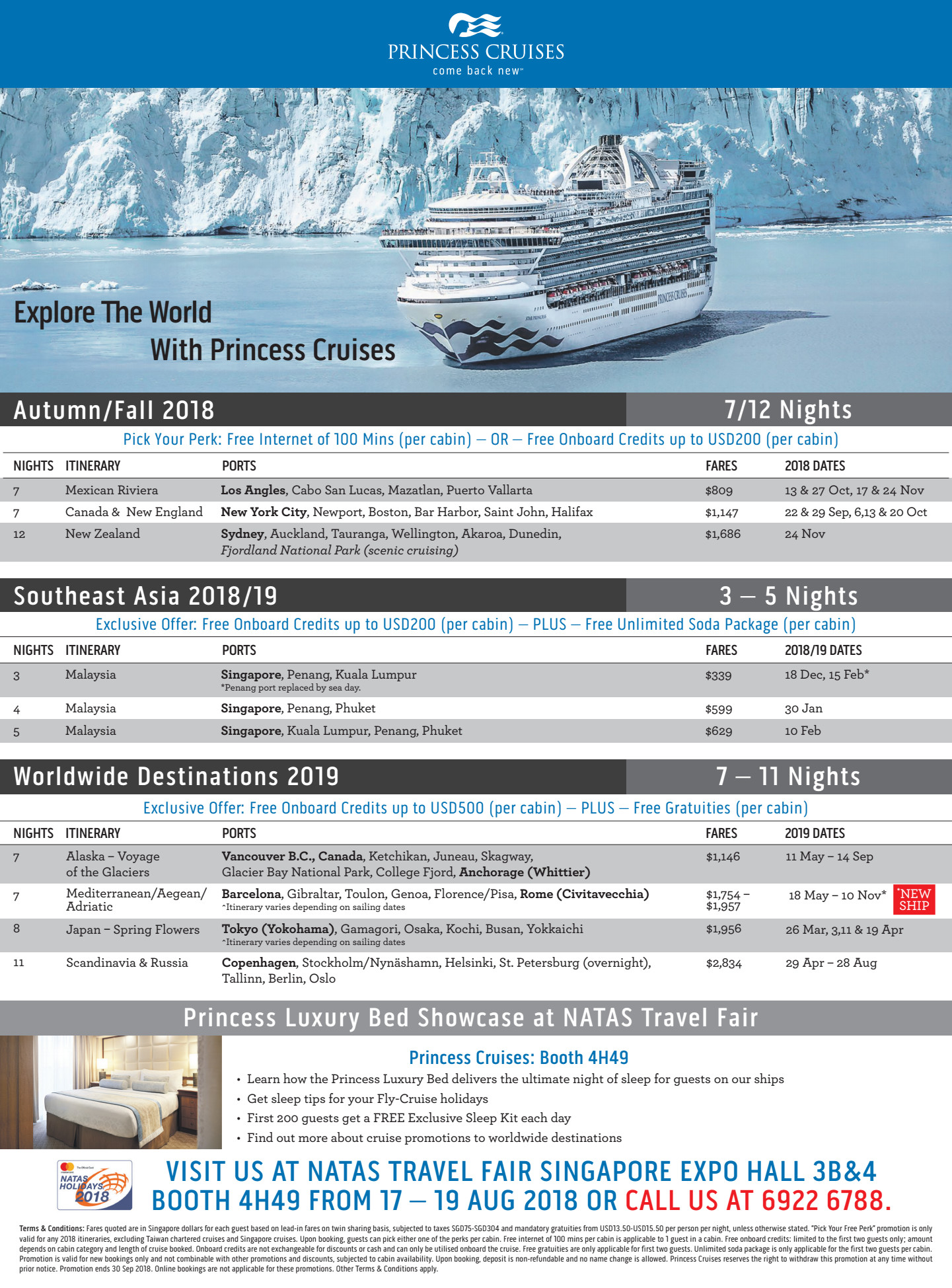 Princess Cruises Brochures