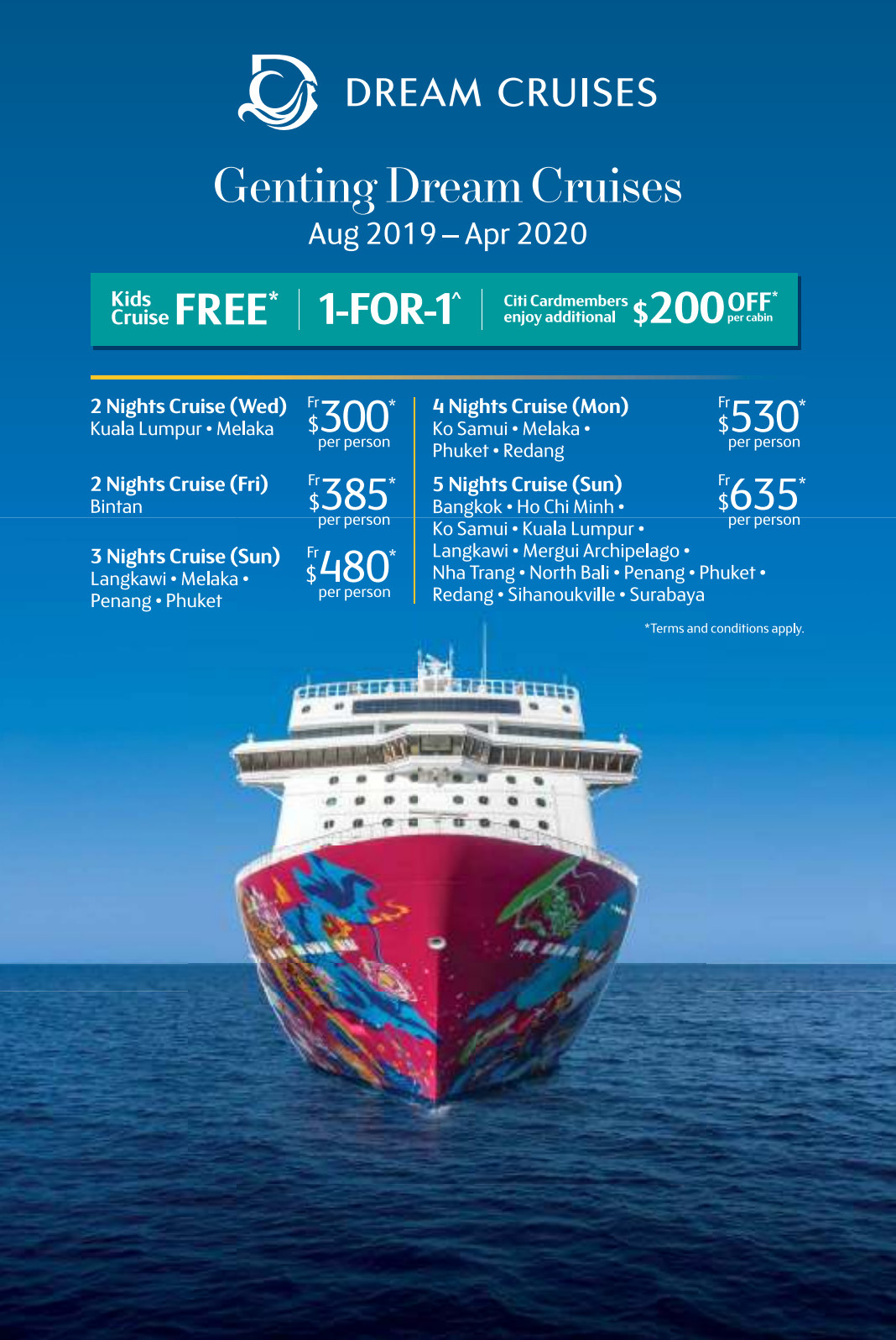 Stamford Discovery Cruise Center Brochures