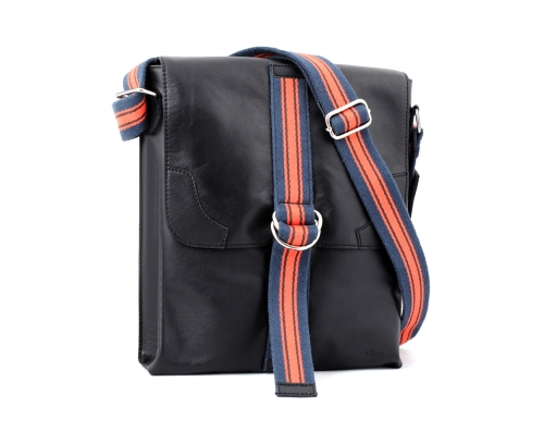 Black Color Genuine Leather Sling Bag for Men Online