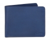 Blue color bifold canvas leather wallet for men's online
