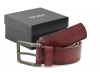Burgundy Colored Pure Genuine Leather Belt Online