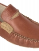 Tan Color Leather Driving Shoes