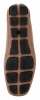 Beige Black Leather Driving Shoes