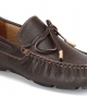 Chocolate Color Leather Driving Shoes