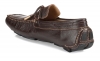 Chocolate Color Leather Driving Shoes