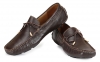 Chocolate Color Leather Driving Shoes