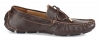 Chocolate Color Leather Driving Shoes