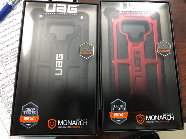 Ốp lưng Samsung Galaxy Note 9 UAG Monarch Series (Black) 3 Op lung Samsung Note 9 UAG Monarch UAGVIETNAM