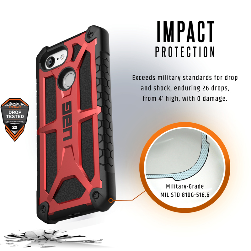 Ốp lưng Google Pixel 3 UAG Monarch - Black 2 Op lung Google Pixel 3 UAG MONARCH Series 04 bengovn2