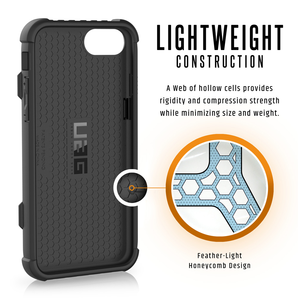 Ốp lưng iPhone 8/7 Plus UAG Trooper với ngăn đựng thẻ (Đen) 4 Op lung iPhone 8 7 6S Plus Trooper Black 3 4 CARD STORAGE