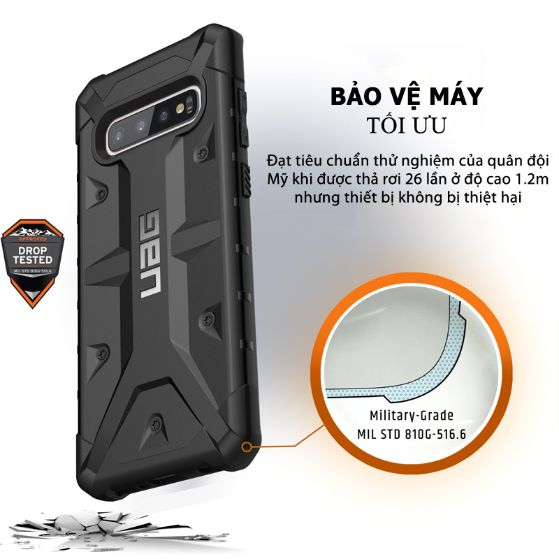 Ốp lưng Samsung Galaxy S10 Plus UAG Pathfinder Series 4 Op lung Samsung Galaxy S10 Plus UAG Pathfinder Series 03 bengovn