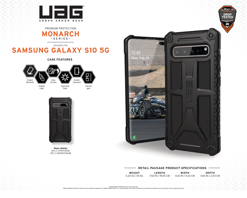Ốp lưng Samsung Galaxy S10 5G UAG Monarch Series 1 Op lung Samsung Galaxy S10 5G UAG Monarch Series 05 bengovn
