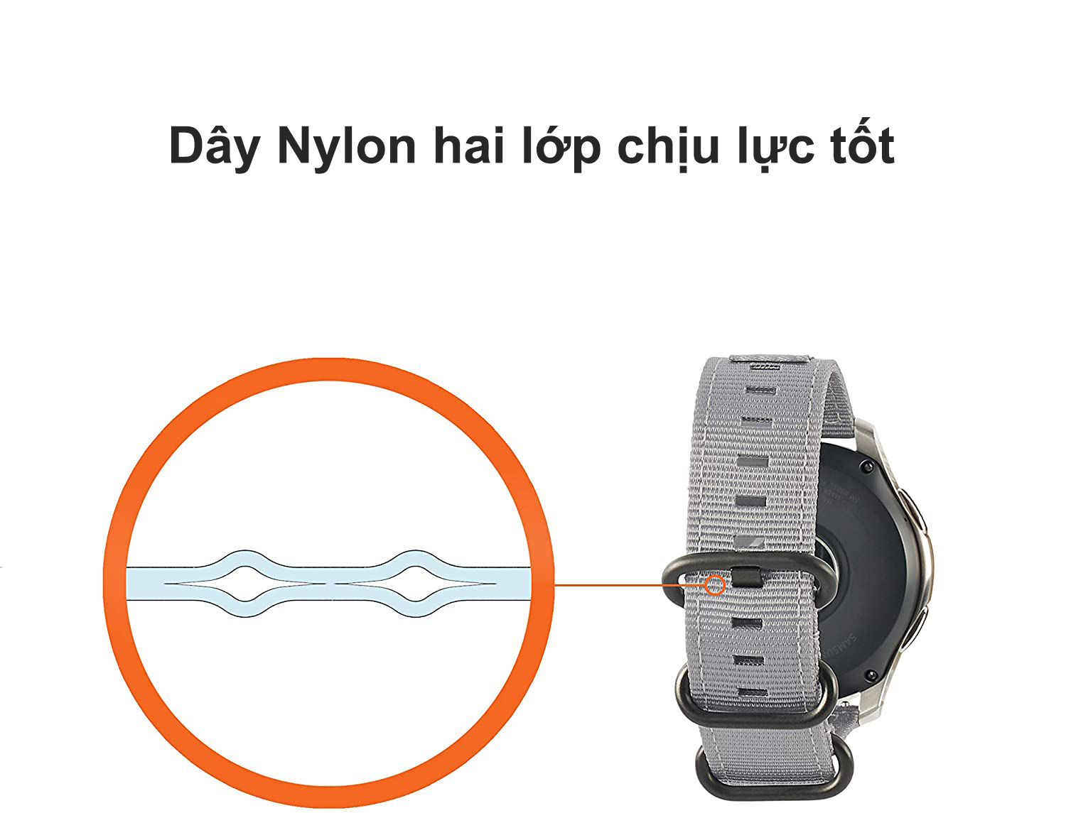 Dây đeo Samsung Galaxy Watch 42mm UAG NATO Series 2 day deo samsung galaxy watch 42mm uag nato series2 bengovn