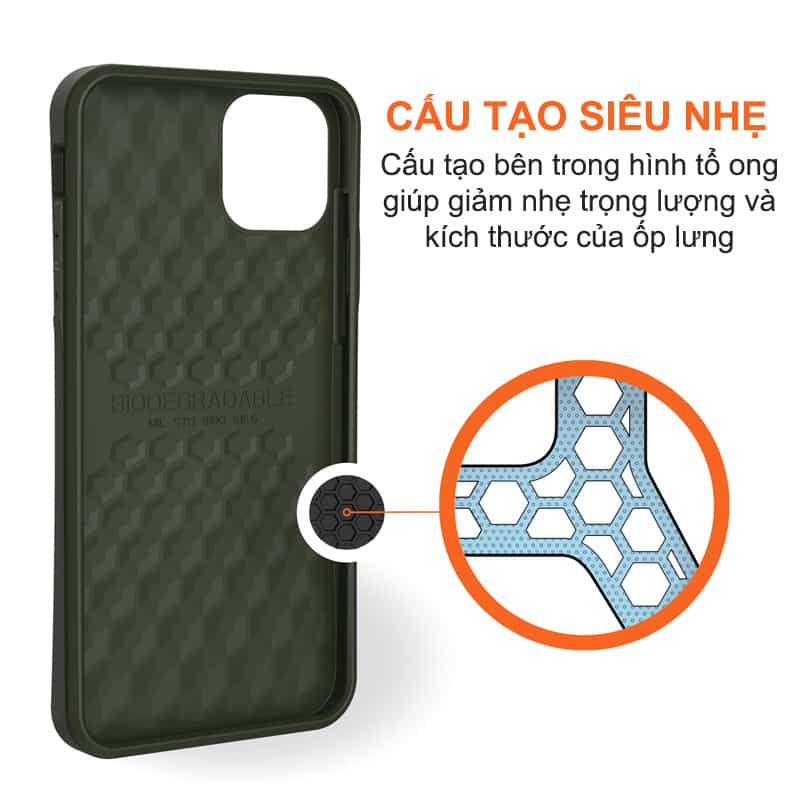 Ốp iPhone 11 Pro Max UAG Biodegradable Outback 4 op lung iphone 11 pro max uag biodegradable outblack bengovn