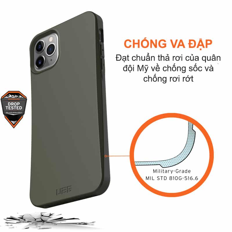 Ốp iPhone 11 Pro Max UAG Biodegradable Outback 2 op lung iphone 11 pro max uag biodegradable outblack2 bengovn