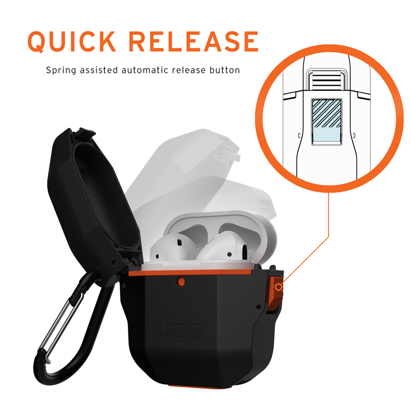 Vỏ ốp Airpods UAG Hard Case 5 Vo op Airpods UAG Hard Case Black 09 Bengovn