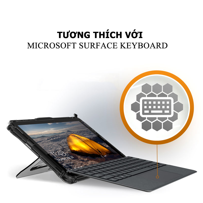 Ốp lưng Microsoft Surface Pro 7/6/5/4 UAG Plyo chân dựng máy tiện dụng 4 Op lung Microsoft Surface Pro 6 5 4 UAG Plyo 09 bengovn